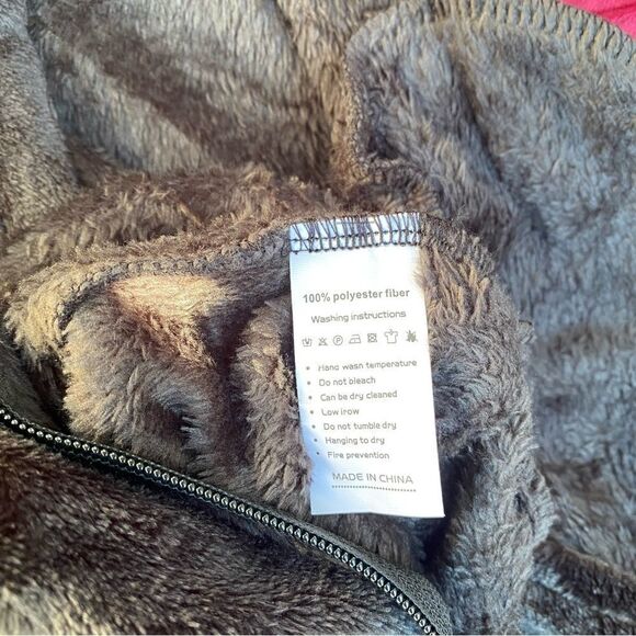 2 Hooded Footie one piece for adults Size XL soft and comfortable without feet - Picture 4 of 11